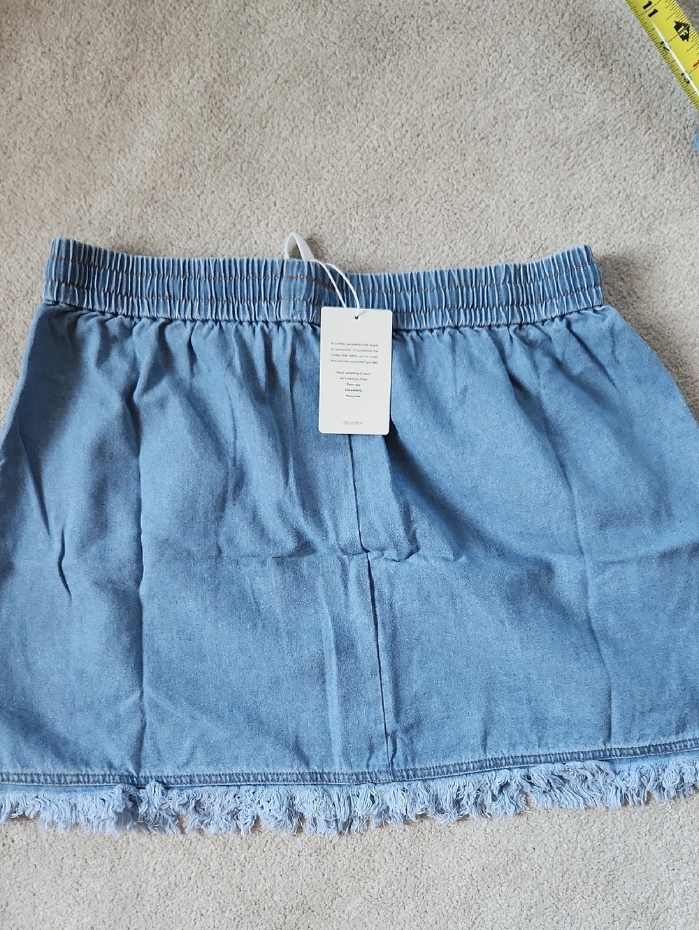 Blue Mini Skirt - XL - Picture 3 of 8
